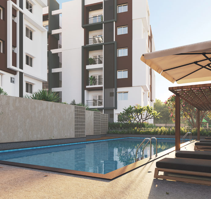 2 bhk Apartments Bowrampet